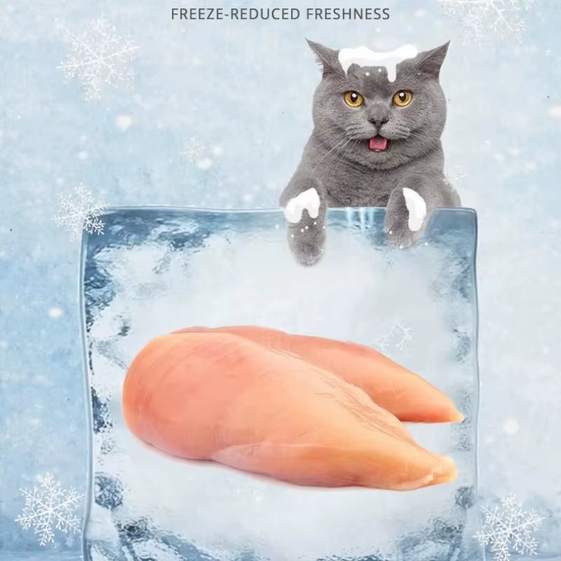 Cat Food Freeze-Dried Chicken Dry Goods for Pets Freeze-Dried and Nutritious Chicken Breast Fatty Gills Meat Pellets Pet Snacks