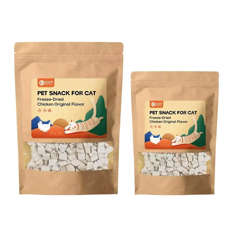 Cat Food Freeze-Dried Chicken Dry Goods for Pets Freeze-Dried and Nutritious Chicken Breast Fatty Gills Meat Pellets Pet Snacks