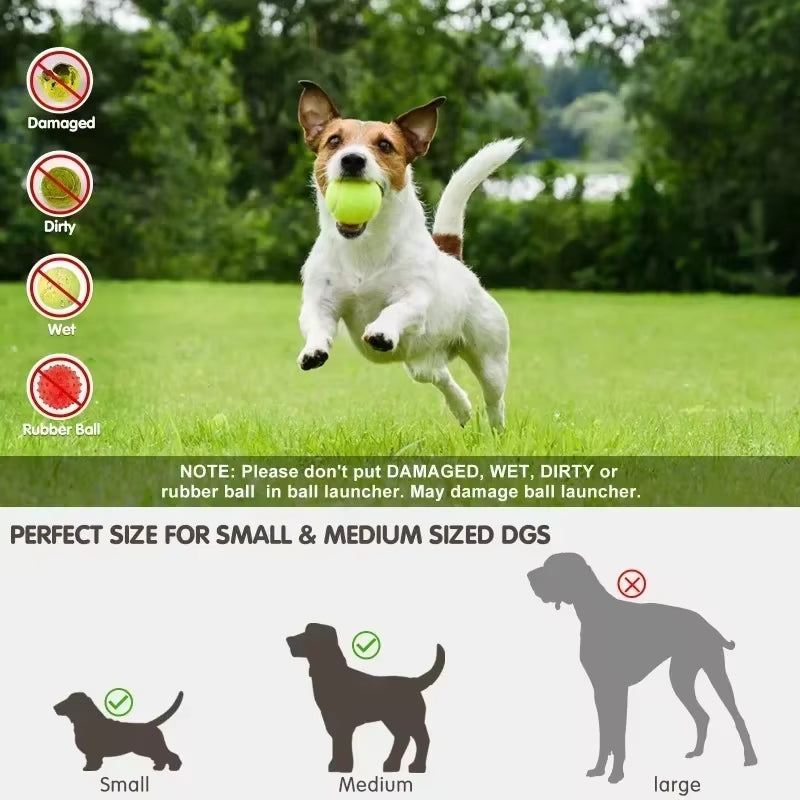 Catapult for Dogs Ball Launcher Dog Toy Tennis Ball Launcher Jumping Ball Pitbull Toys Tennis Ball Machine Automatic Throw Pet