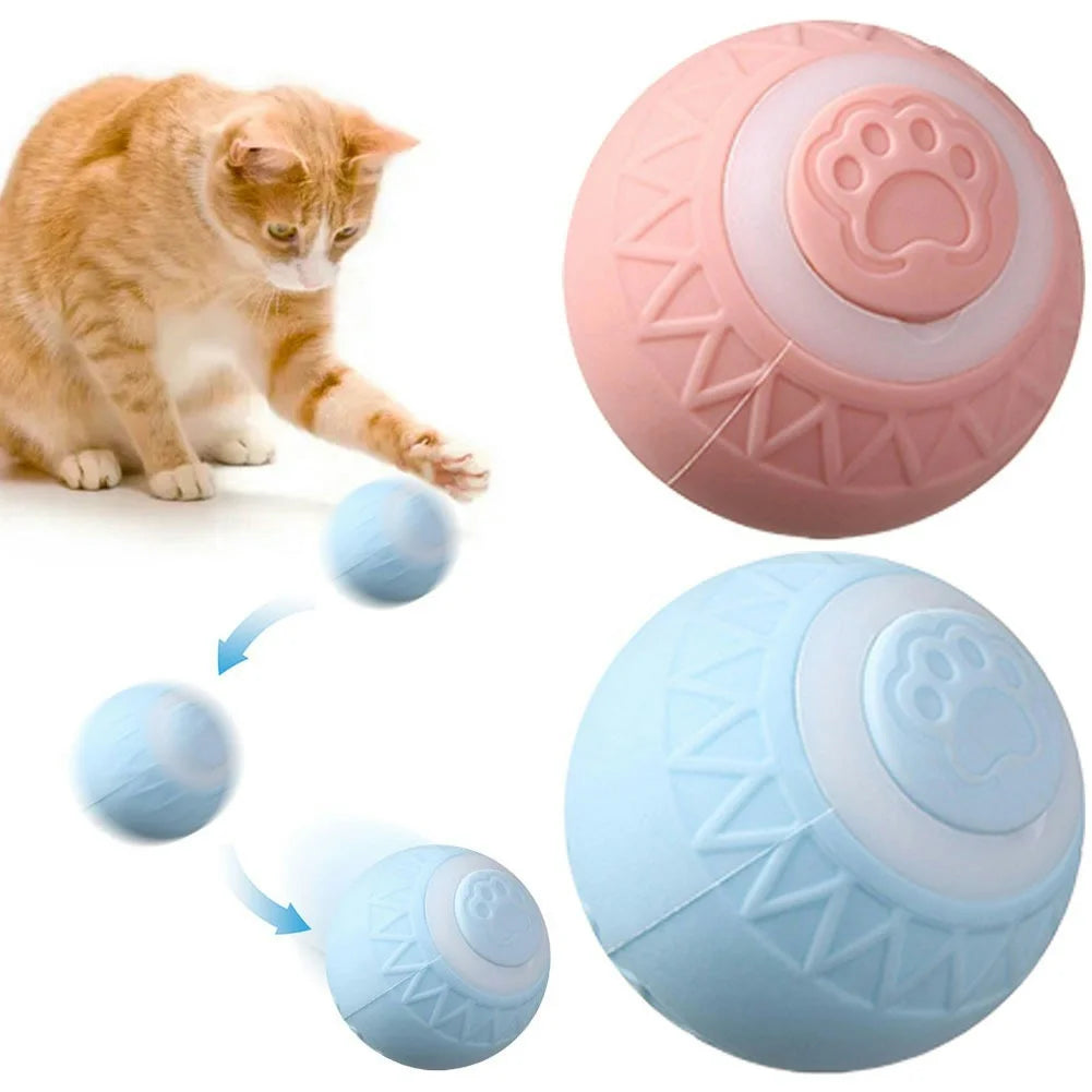 Cat Interactive Ball Automatic Rolling Ball Electric Cat Ball Toys for Cats and Kittens