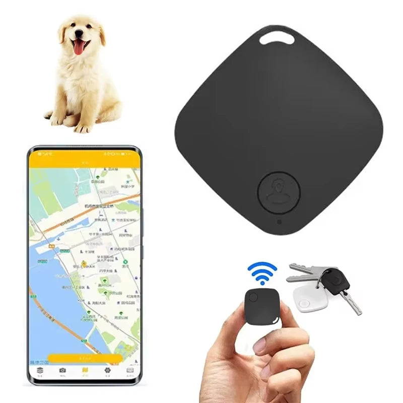 Mini Bluetooth GPS Tracker Anti-Lost Pet Kids Wallet Key Bag Positioning Smart BT Find Locator Tag Alarm Reminder for Ios Android