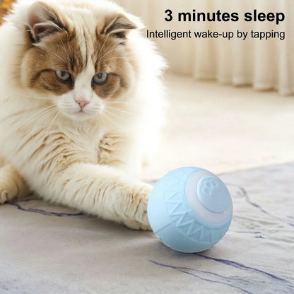 Cat Interactive Ball Automatic Rolling Ball Electric Cat Ball Toys for Cats and Kittens