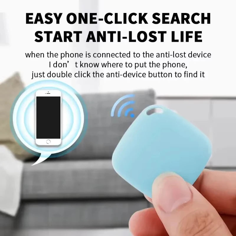 Mini Bluetooth GPS Tracker Anti-Lost Pet Kids Wallet Key Bag Positioning Smart BT Find Locator Tag Alarm Reminder for Ios Android